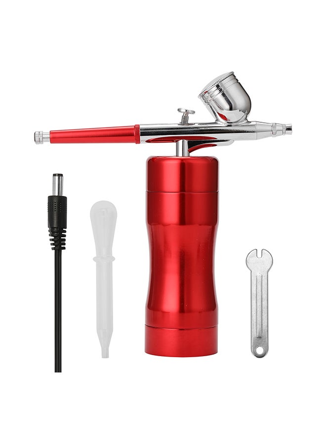 5-Piece Painting Craft Cake Spray Model Airbrush Kit Set Multicolour 21.80x6.50x17.50cm 