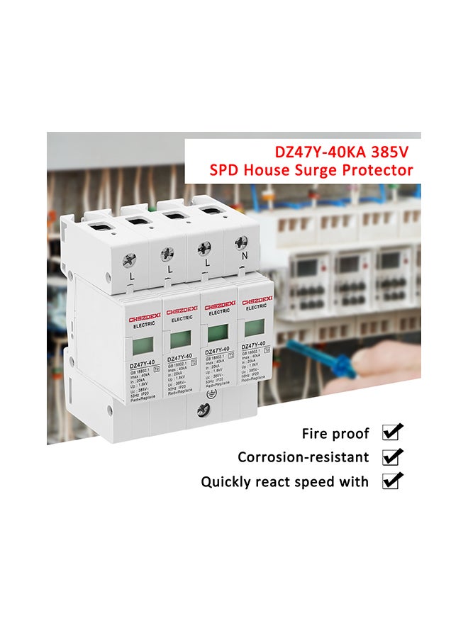 House Surge Protector white 10x7x8centimeter  - Image 2