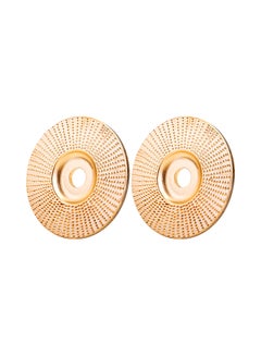 Generic 2-Piece Wood Grinding Wheel Set gold 15x4x14cm  - Image 1