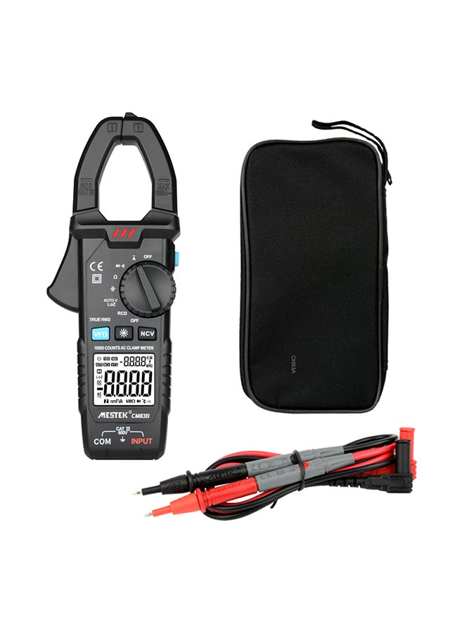 MESTEK Digital Clamp Meter black 20x3.50x7.50centimeter - Image 1