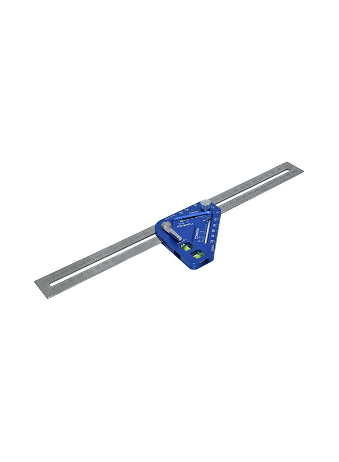 Generic Multifunctional Woodworking Measuring Tool blue 35.50x2x8cm  - Image 1