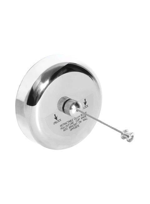 Clothes Dryer With Adjustable Rope String silver