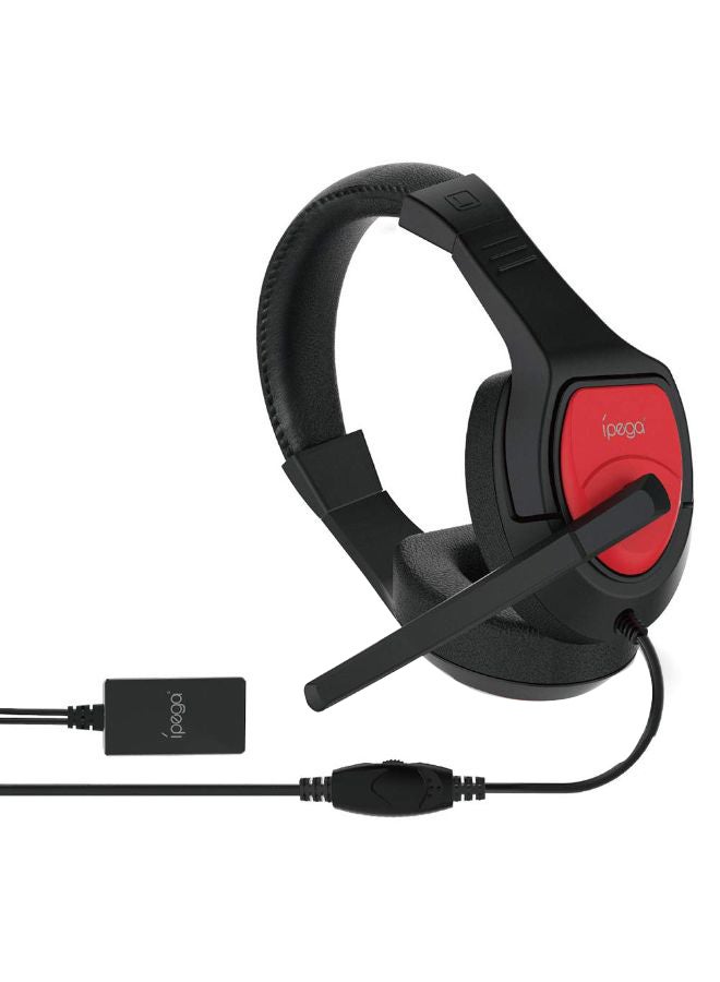 Ipega Over-Ear Gaming Headphones With Audio Converter For PS4/PS5/XOne/XSeries/NSwitch/PC - Image 2