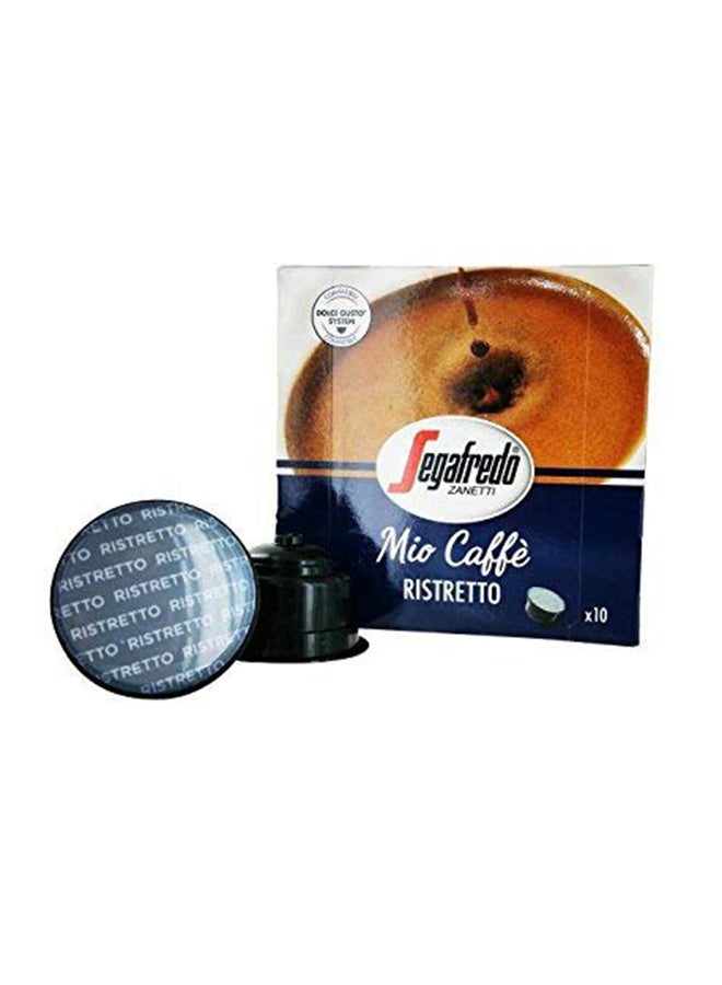 Segafredo Espresso Mio Caffe Ristretto Dolce Gusto Compatible Capsules, 10 Count 7.5grams - Image 2