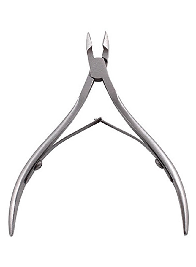 آنسيلف مقص وكماشة لإزالة الجلد المتصلب والبشرة الميتة حول الأظافر فضي - Image 1