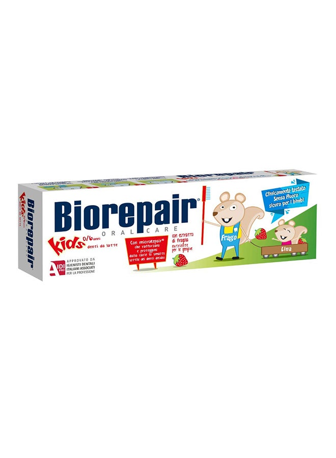 Biorepair Pack Of 2 Wild Strawberry Oral Care Kids Toothpaste 2 x 50ml