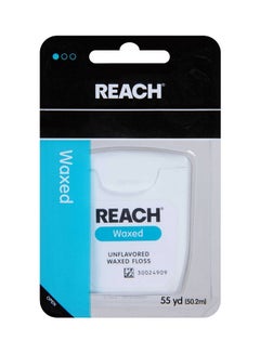 REACH Unflavored Waxed Dental Floss 50.2meter  - Image 1
