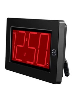 LED Display Digital Wall Clock Black 4.7 x 2 x 3.3inch