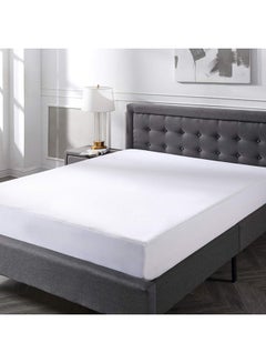 Rahalife Waterproof Mattress Protector Cotton Blend White 180X200X30cm  - Image 1