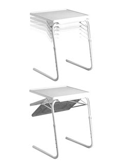 Folding Adjustable Table Mat white