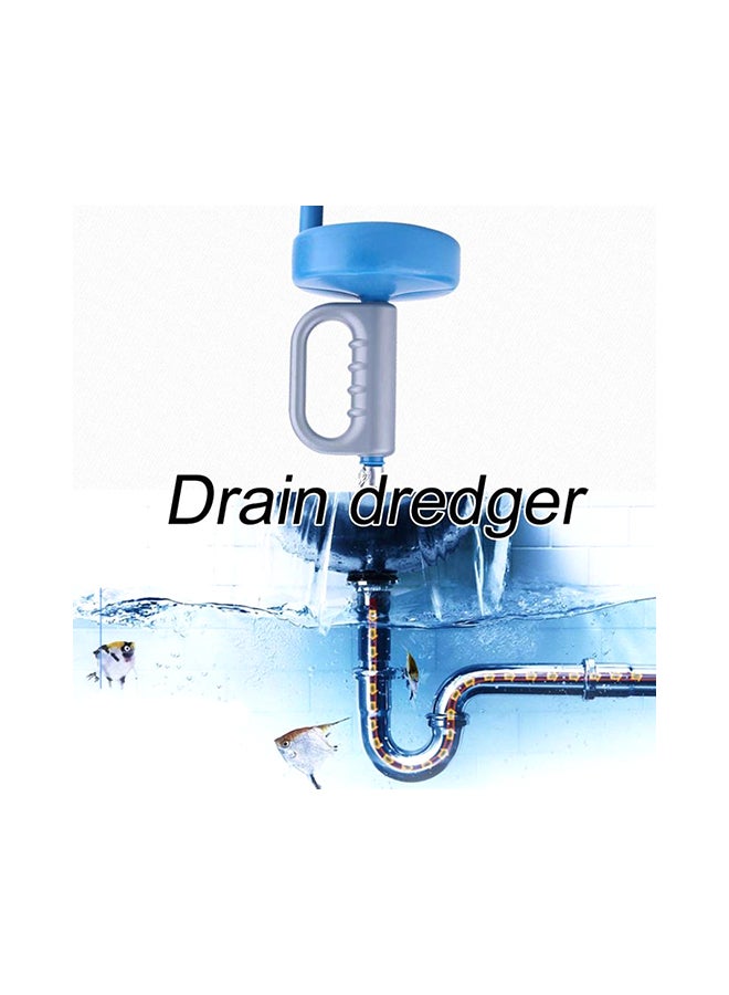 Kitchen Toilet Sewer Blockage Hand Tool Pipe blue - Image 2