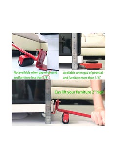 Generic Furniture Mover Tool Set red  - Image 2