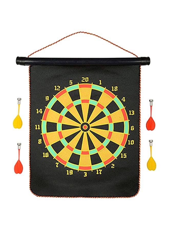 Tec Tavakkal Double Faced Magnetic Dart Board Set 10inch  - Image 1