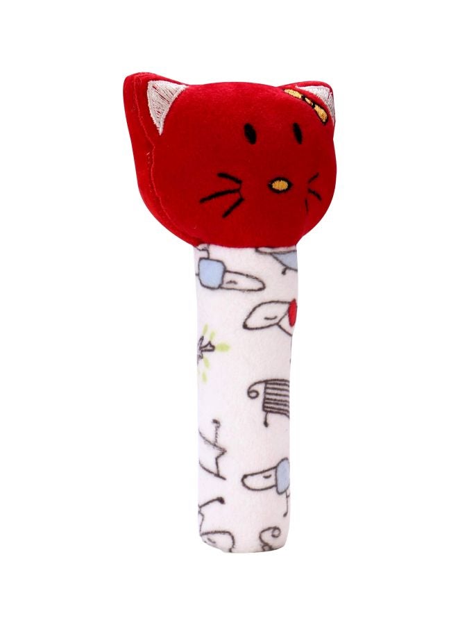 Pikipo Stuffed Kitty Face Rattle BW005 16cm - Image 1