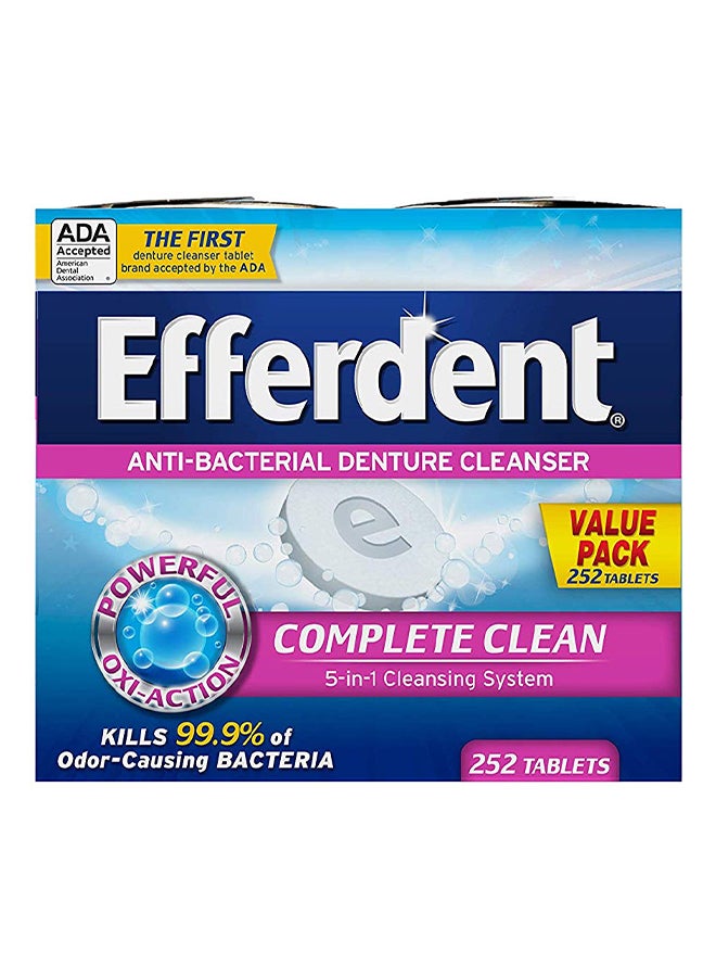 Efferdent 252-Piece Denture Cleaner Tablets - Image 1