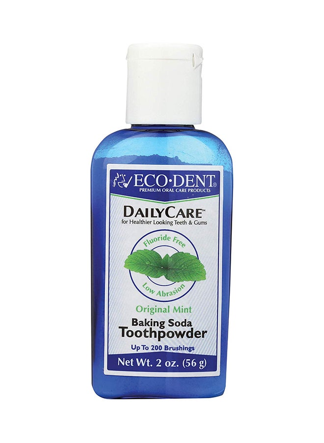 Eco-Dent Dailycare Baking Soda Toothpowder - Original Mint - Image 1