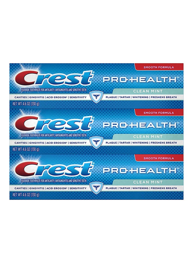 Crest Pack Of 3 Pro-Health Clean Mint Toothpaste - Image 2