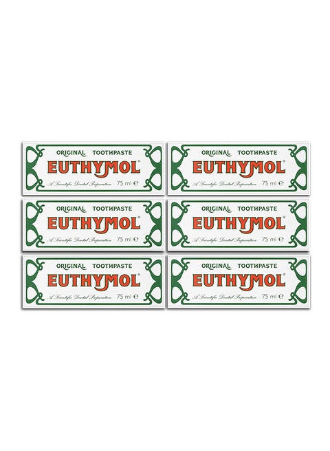 Pack Of 6 Original Toothpaste 6 x 75ml