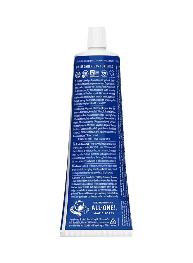 Dr. Bronner's Peppermint All One Toothpaste - Image 2
