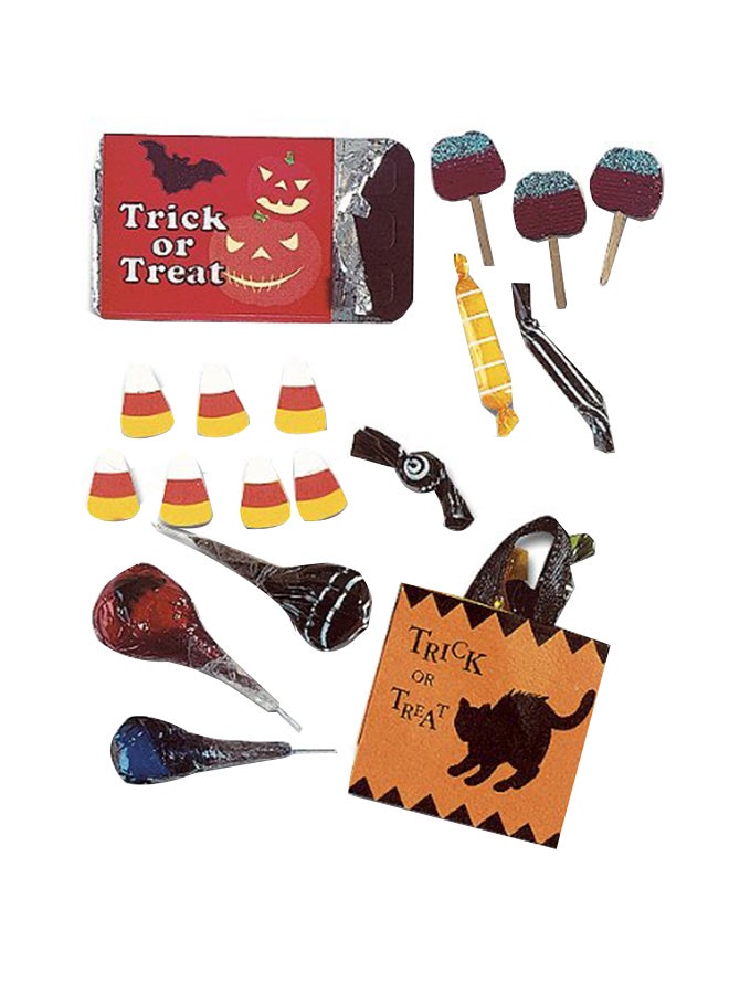 Wilton Trick Or Treat Dimensional Deal Stickers SPJB024 4 x 4.25inch