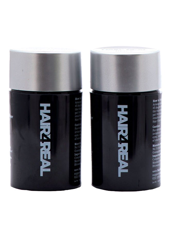 HAIR4REAL - Pack Of 2 Hair Thickening Fiber Brown 2 x 12grams - Image 1
