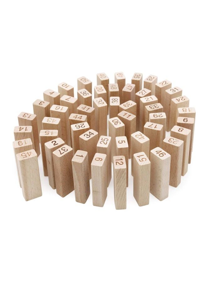 BabyBaba 55-Piece Wooden Building Block Set - Image 2