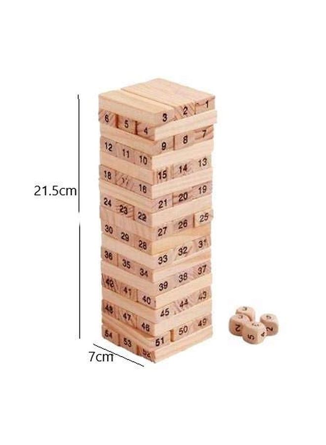 Shy-Shy - Wooden Blocks Tumbling Stacking Game XL - Image 1