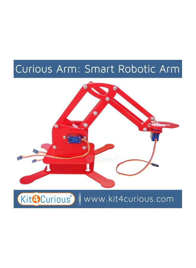 Kit4Curious Curious Arm: Smart Robotic Arm With 4 SG90 Servo Kit - Image 2