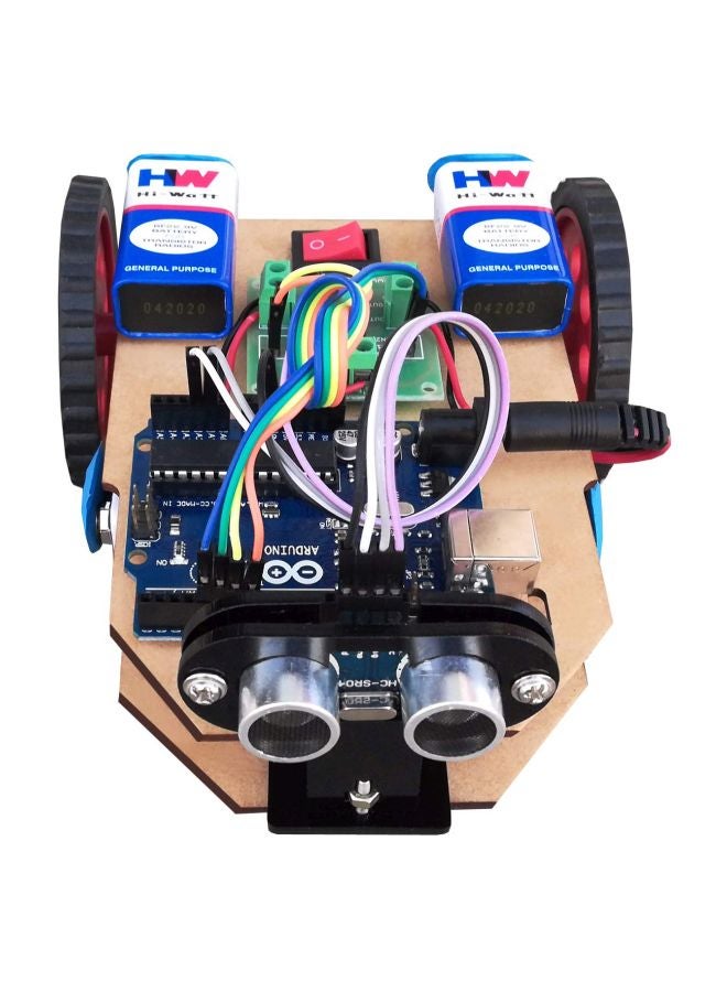 Arduino Based Obstacle Avoiding Robot Kit 709