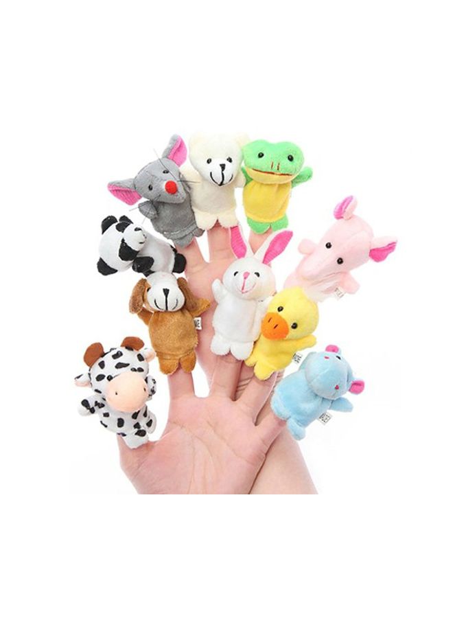 Smiles Creation Pack Of 10 Animal Finger Puppet SC-1435-1-toys - Image 3
