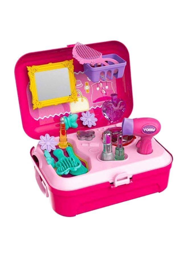 Storio 21-Piece Backpack Style Makeup Playset 