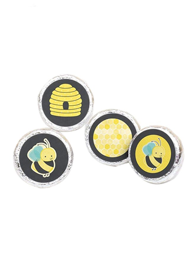 Big Dot of Happiness 108-Piece Honey Bee Candy Sticker  - Image 2