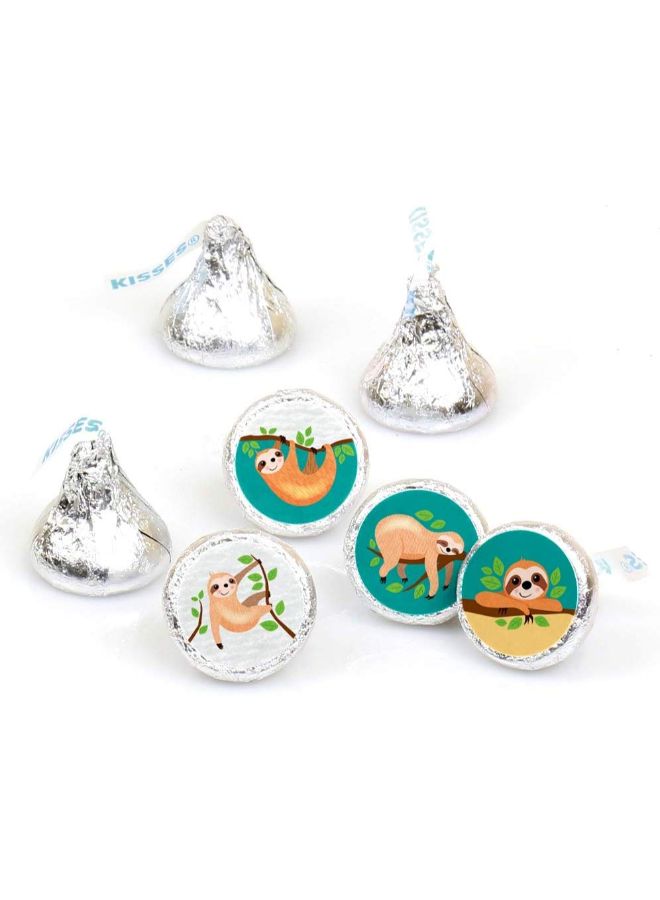 Big Dot of Happiness 108-Piece Let's Hang Candy Sticker  - Image 2