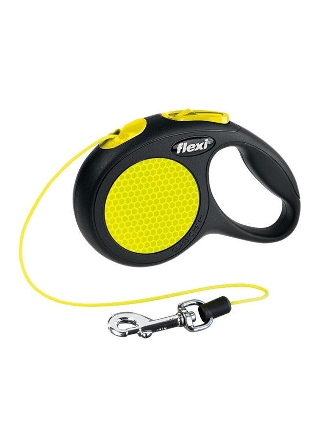 مقود قابل للسحب بحبل نيون للكلاب متعدد الألوان 5متر