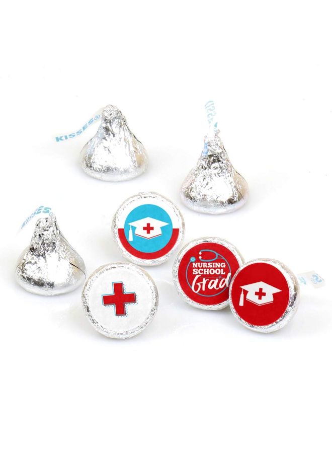 Big Dot of Happiness 108-Piece Nurse Graduation Candy Sticker  - Image 2