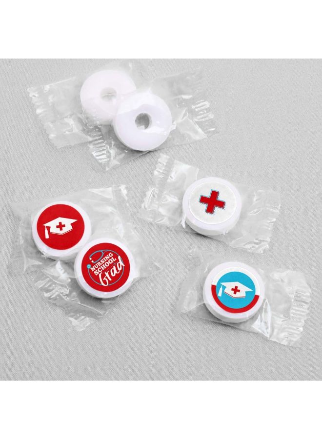 Big Dot of Happiness 108-Piece Nurse Graduation Candy Sticker  - Image 3
