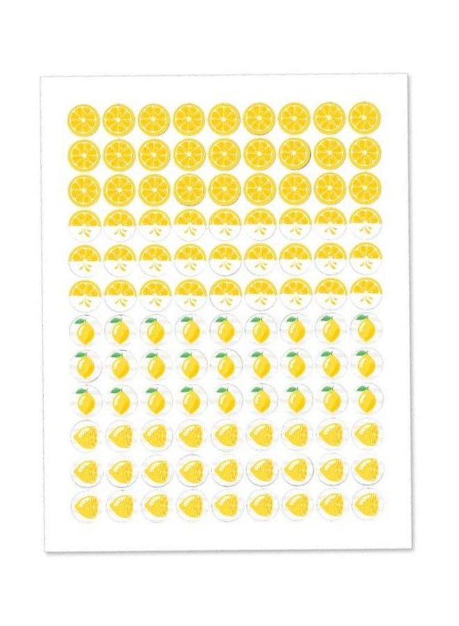 Big Dot of Happiness 108-Piece Lemonade Party Candy Sticker 6.7 x 6.5 x 3.8inch  - Image 1