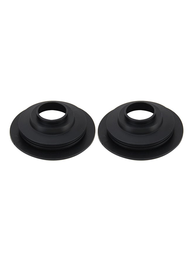Generic 2-Piece Universal Car LED Headlight Dust Cover Seal Caps  - Image 1