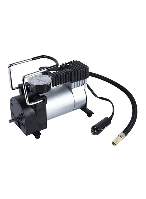 Air Compressor With Pressure Gauge And Three Nozzle Adapters
