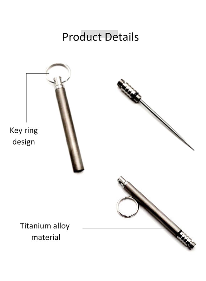 Teethpick Holder With Key Ring Design 8*8cm