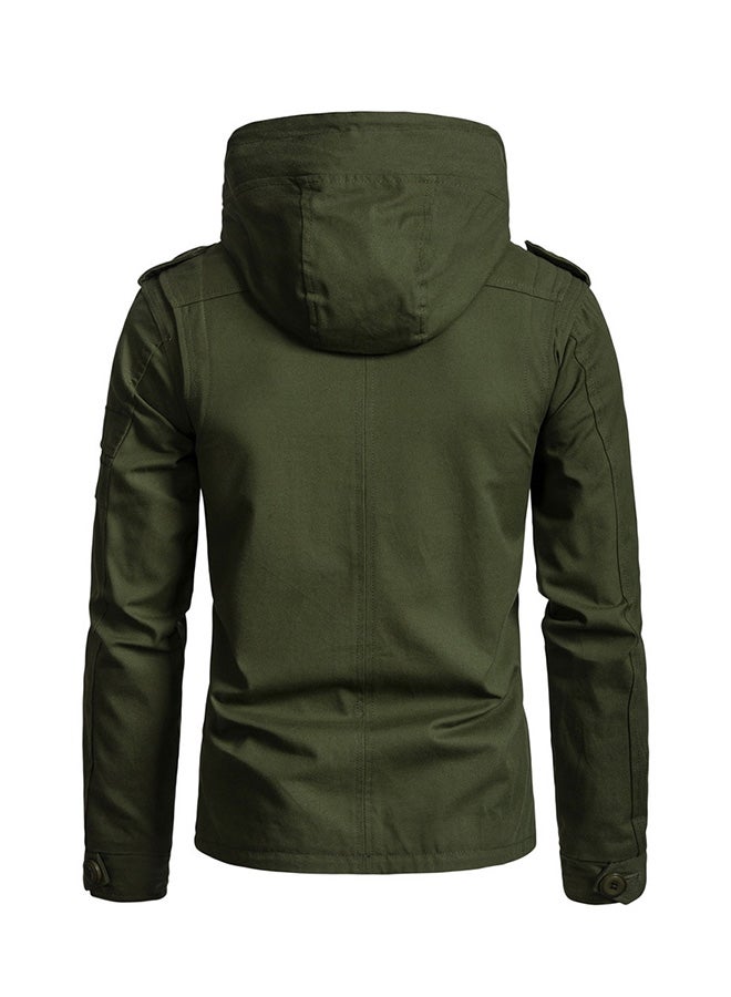 Casual Hooded Cotton Jacket Green - v1576228728/N32130356V_2