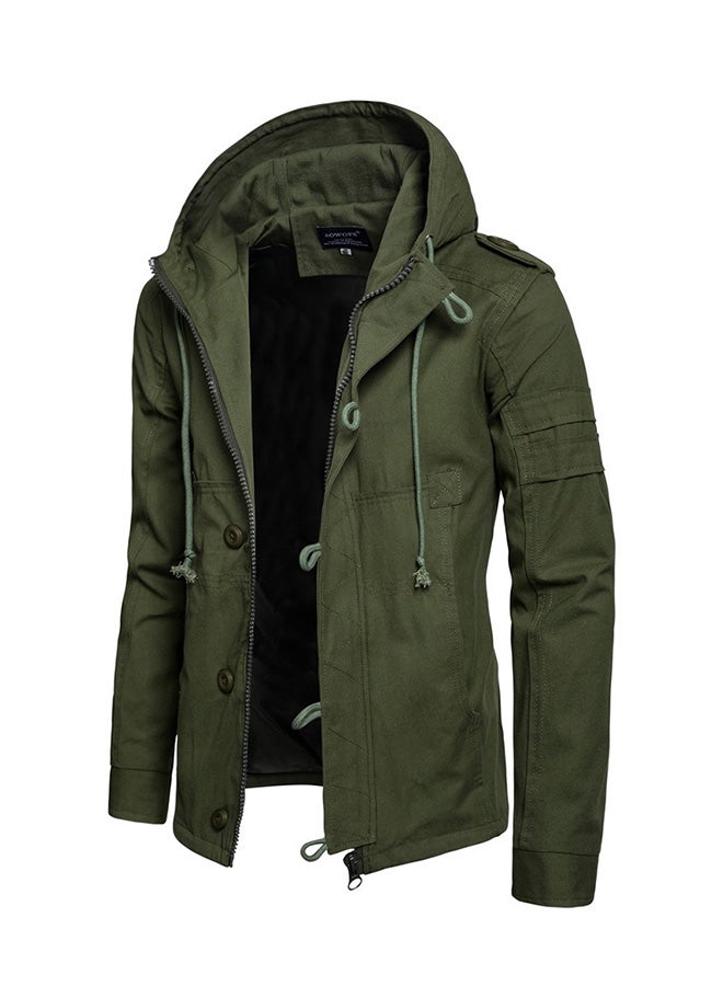 Casual Hooded Cotton Jacket Green - v1576228737/N32130356V_3