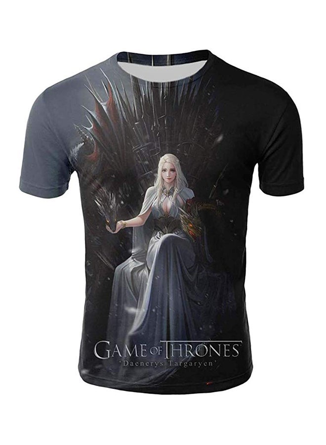 Gulfdealz Game Of Thrones Khaleesi T-Shirt Multicolour - Image 1