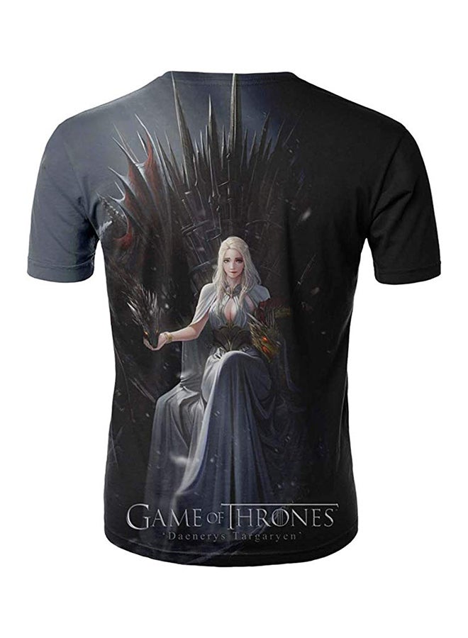 Gulfdealz Game Of Thrones Khaleesi T-Shirt Multicolour - Image 2
