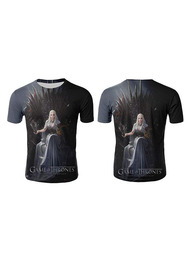 Gulfdealz Game Of Thrones Khaleesi T-Shirt Multicolour - Image 3