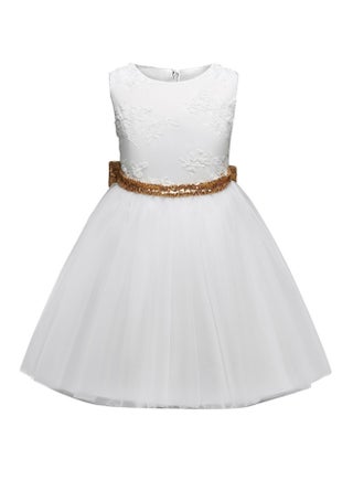 Princess Dress With Belt White - v1576228835/N32320915V_1
