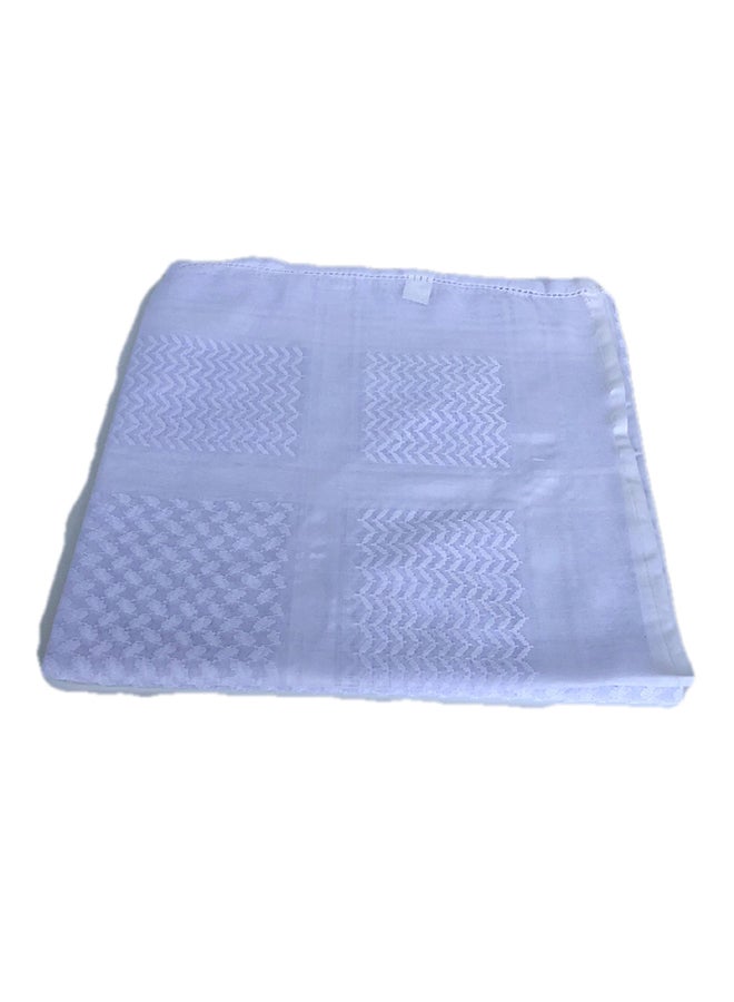 Generic Formal Printed Shemagh Blue  - Image 1