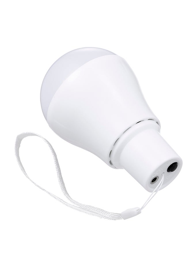 ماركة غير محددة - لمبة بإضاءة LED تعمل بالطاقة الشمسية أبيض/أسود 13.2x7.6x7.6Ø³Ù†ØªÙŠÙ…ØªØ± - Image 1