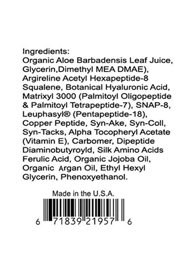 DNA CODE Skin Care Argireline Peptides Overnight Wrinkle Reduce Serum 30ml - Image 5