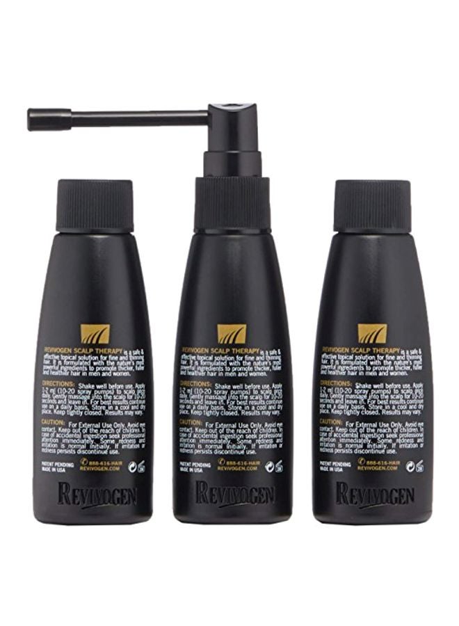 Revivogen Pack Of 3 Scalp Therapy Thinning Hair Solution 60ml - Image 4